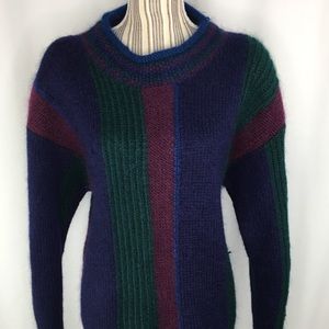 Vintage Paris Sport Club tunic sweater Mohair